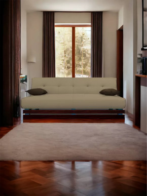 Прямой диван манго 1 Нео Латте/Подушки Нео Шоколад в Нягани - nyagan.mebel-tymen.ru | фото