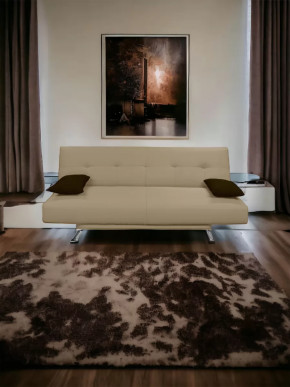 Прямой диван манго 2 Нео Латте/Подушки Нео Шоколад в Нягани - nyagan.mebel-tymen.ru | фото