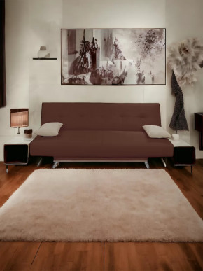 Прямой диван манго 2 Нео Шоколад/Подушки Нео Латте в Нягани - nyagan.mebel-tymen.ru | фото