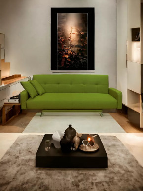 Прямой диван с подлокотниками манго 3 Савана Грин в Нягани - nyagan.mebel-tymen.ru | фото