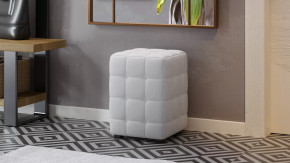Пуф «Аристо» к/з Гольф белый в Нягани - nyagan.mebel-tymen.ru | фото