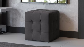 Пуф Тип 1 Велюр Графит в Нягани - nyagan.mebel-tymen.ru | фото