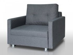 Кресло-кровать Реал 80 с подлокотниками графит в Нягани - nyagan.mebel-tymen.ru | фото