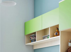 Секция навесная "Киви" №6 в Нягани - nyagan.mebel-tymen.ru | фото