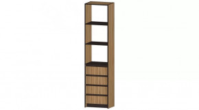 Серия Бостон Стеллаж 4 ящика дуб вотан в Нягани - nyagan.mebel-tymen.ru | фото