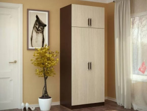 Шкаф 2-х створчатый с перегородкой венге/лоредо БТС в Нягани - nyagan.mebel-tymen.ru | фото