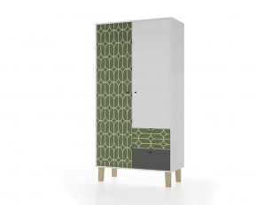 Шкаф 2-х створчатый "Story" (Овалы) в Нягани - nyagan.mebel-tymen.ru | фото