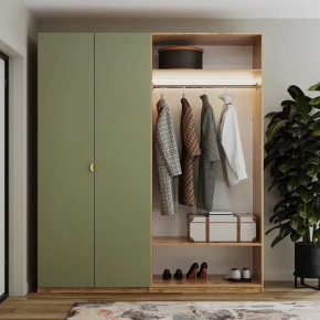 Шкаф 2000 Олива шагрень Фаска в Нягани - nyagan.mebel-tymen.ru | фото