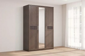 Шкаф 3-х створчатый с зеркалом Кэт-4 Венге Диал в Нягани - nyagan.mebel-tymen.ru | фото