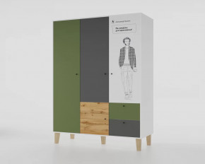 Шкаф 3-х створчатый "Story" (Пушкин) в Нягани - nyagan.mebel-tymen.ru | фото