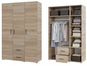 Шкаф 3 створчатый с ящиками Victor Сонома в Нягани - nyagan.mebel-tymen.ru | фото