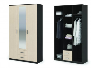 Шкаф 3х створчатый Гармония ШК 601 М в Нягани - nyagan.mebel-tymen.ru | фото