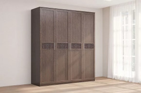 Шкаф 4-х створчатый Кэт-4 Венге Диал в Нягани - nyagan.mebel-tymen.ru | фото
