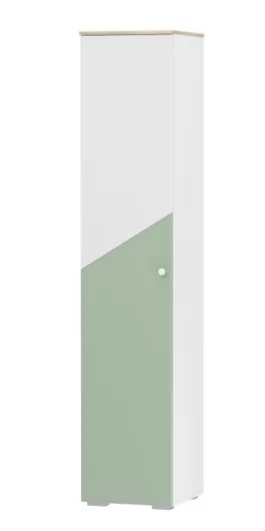 Шкаф для белья Банни НМ 041.43 Меренга/Макарун в Нягани - nyagan.mebel-tymen.ru | фото