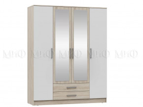 Шкаф для одежды 4-дверный Мартина ЛДСП в Нягани - nyagan.mebel-tymen.ru | фото