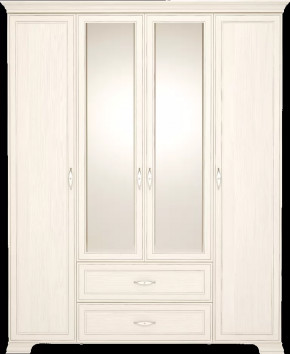 Шкаф для одежды 4-х дверный с зеркалом «Венеция» №2 в Нягани - nyagan.mebel-tymen.ru | фото