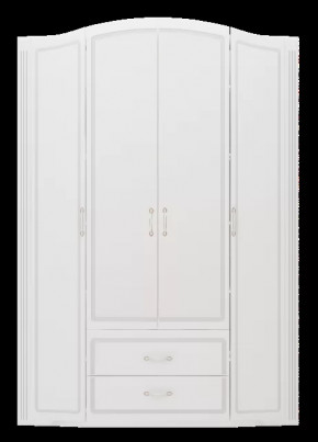 Шкаф для одежды четырехдверный без зеркала «Виктория» №2 в Нягани - nyagan.mebel-tymen.ru | фото