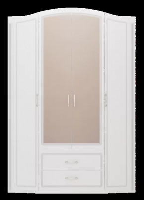 Шкаф для одежды четырехдверный с зеркалом «Виктория» №2 в Нягани - nyagan.mebel-tymen.ru | фото