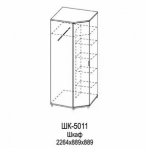 Шкаф для одежды и белья ШК-5011 Грейс в Нягани - nyagan.mebel-tymen.ru | фото