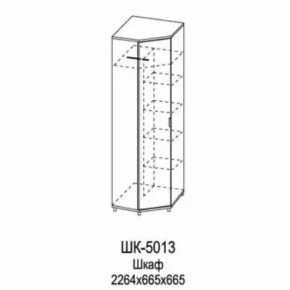 Шкаф для одежды и белья ШК-5013 Грейс в Нягани - nyagan.mebel-tymen.ru | фото