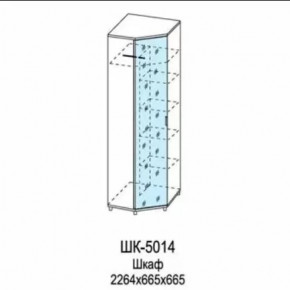 Шкаф для одежды и белья ШК-5014 Грейс в Нягани - nyagan.mebel-tymen.ru | фото