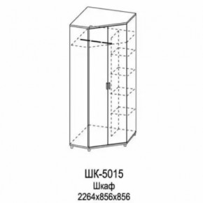 Шкаф для одежды и белья ШК-5015 Грейс в Нягани - nyagan.mebel-tymen.ru | фото