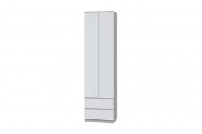 Шкаф для одежды Лори, дуб серый/белый в Нягани - nyagan.mebel-tymen.ru | фото