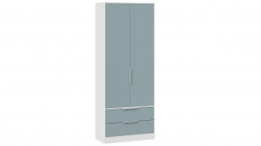 Шкаф для одежды «Марли» Белый, Серо-голубой в Нягани - nyagan.mebel-tymen.ru | фото