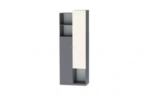 Шкаф Клео Шк-2, 800 мм, графит, миндаль Диал в Нягани - nyagan.mebel-tymen.ru | фото