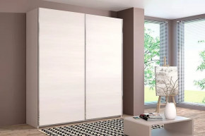 Шкаф-купе Иннэс-5 двухдверный 2000 мм Бодега белая в Нягани - nyagan.mebel-tymen.ru | фото