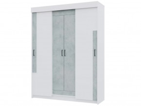 Шкаф купе Victor Белый-Бетон в Нягани - nyagan.mebel-tymen.ru | фото