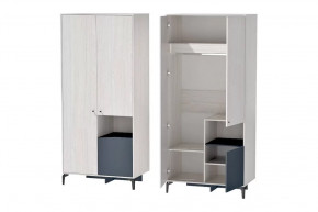 Шкаф Лион ШК-1 Ясень анкор светлый/Графит Диал в Нягани - nyagan.mebel-tymen.ru | фото