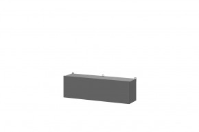 Шкаф навесной графит серый Денвер в Нягани - nyagan.mebel-tymen.ru | фото