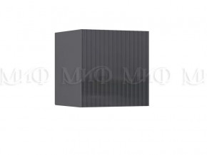 Шкаф навесной малый Оливия Графит Софт в Нягани - nyagan.mebel-tymen.ru | фото