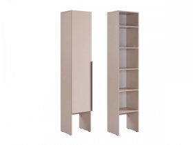 Шкаф однодверный L400 Баско кашемир в Нягани - nyagan.mebel-tymen.ru | фото