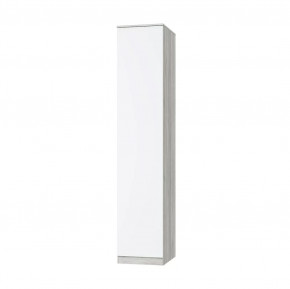 Шкаф-пенал Лори, 452 мм, дуб серый/белый в Нягани - nyagan.mebel-tymen.ru | фото