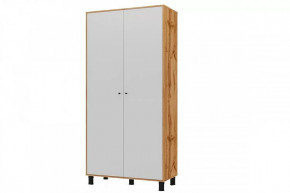 Шкаф распашной Hygge ШР-2, дуб вотан/белый в Нягани - nyagan.mebel-tymen.ru | фото