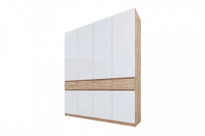 Шкаф распашной Турин белый глянец в Нягани - nyagan.mebel-tymen.ru | фото