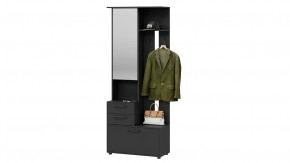 Шкаф-секция комбинированная «Витра» тип 1 Антрацит в Нягани - nyagan.mebel-tymen.ru | фото