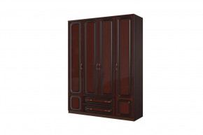 Шкаф ШР-4 "Лакированный орех" без зеркала в Нягани - nyagan.mebel-tymen.ru | фото