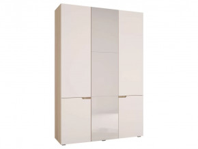 Шкаф трехстворчатый Анталия Сонома -Белый софт в Нягани - nyagan.mebel-tymen.ru | фото