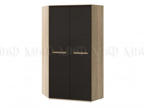 Шкаф угловой универсальный Ким Графит софт, сонома в Нягани - nyagan.mebel-tymen.ru | фото