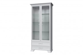 Шкаф витрина-2 стекла "Грация" в Нягани - nyagan.mebel-tymen.ru | фото