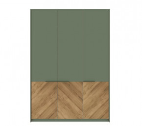 SIENA шкаф SZF3D (Дымчатый зеленый/Дуб вотан) в Нягани - nyagan.mebel-tymen.ru | фото