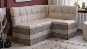 Скамья угловая «Оскар» исп. 2 Микровелюр Wellmart Dark Beige, Latte в Нягани - nyagan.mebel-tymen.ru | фото