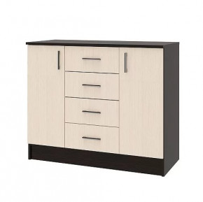 СОФИЯ К1000 2Д Комод (ш1006*г435*в820мм), ЛДСП венге/дуб белфорт в Нягани - nyagan.mebel-tymen.ru | фото