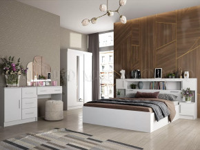 Спальный гарнитур Басямиф, белый в Нягани - nyagan.mebel-tymen.ru | фото