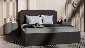 Спальный гарнитур «Тиффани» стандартный Базальт, Грей софт, Велюр Графит в Нягани - nyagan.mebel-tymen.ru | фото