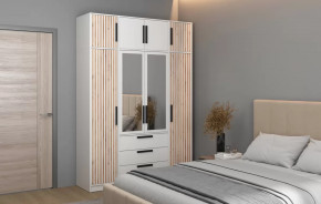 Спальный гарнитур Вегас (ЛДСП Белый) в Нягани - nyagan.mebel-tymen.ru | фото