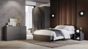 Спальный гарнитур Элегант Графит в Нягани - nyagan.mebel-tymen.ru | фото